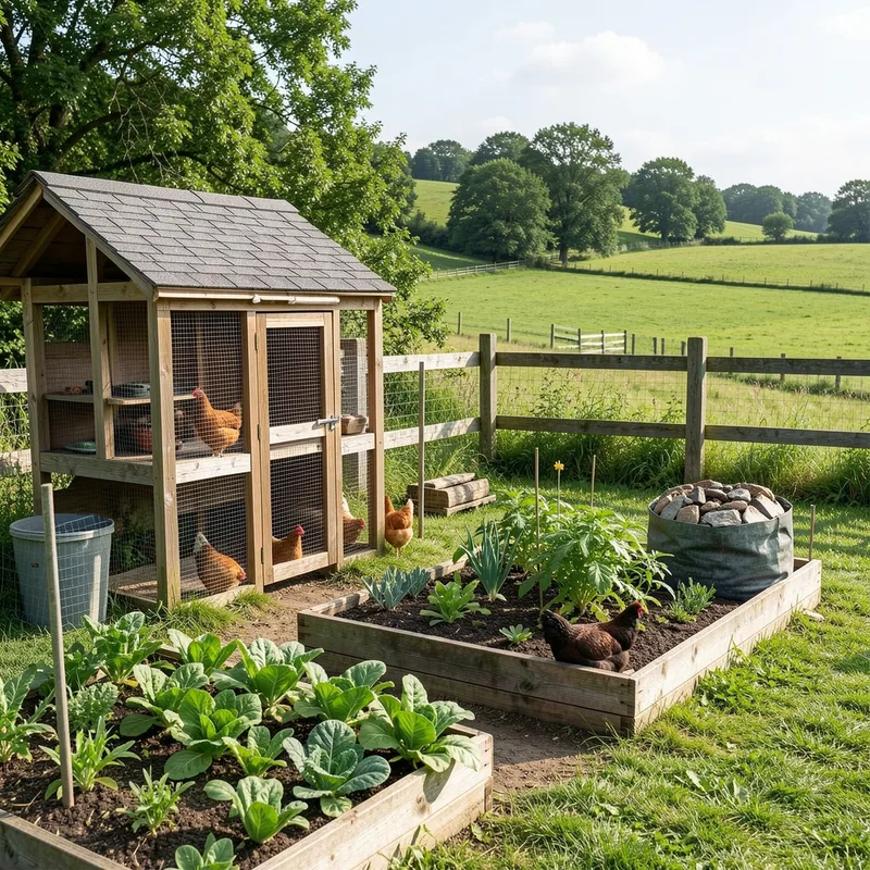 Vers plus d'autonomie : basse-cour et potager